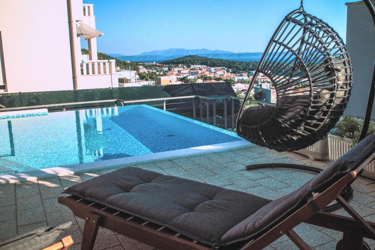 Apartment With Private Pool "Patricia" Makarska Dış mekan fotoğraf